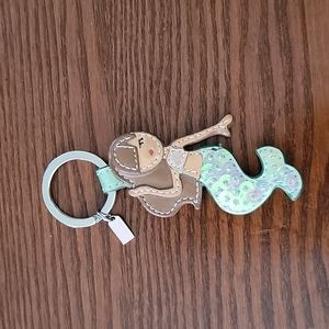 NWOT COACH Mermaid Key Fob | Bag Charm | Key Chain